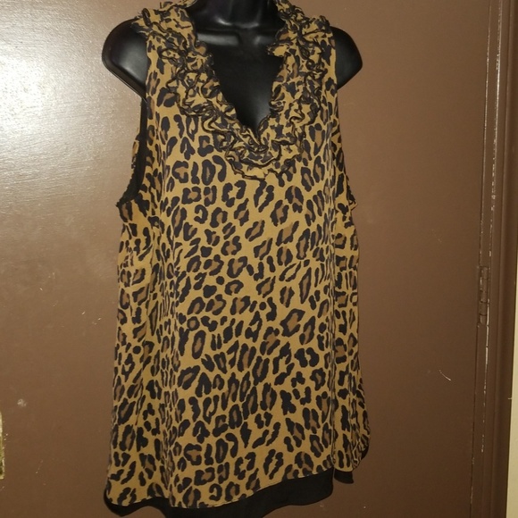 INC International Concepts Tops - Cheetah print Blouse